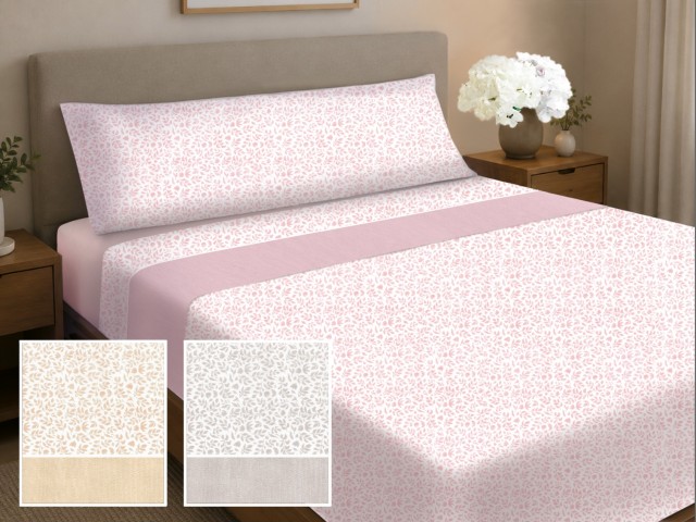 rosa, beig y gris.
