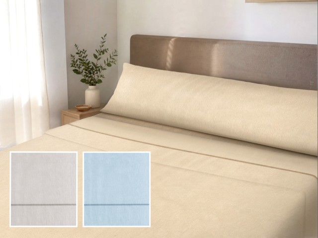 gris, azul y beig